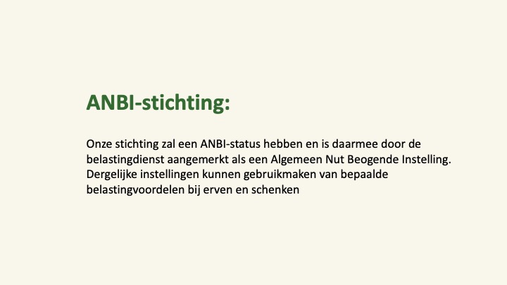 ANBI-stichting status